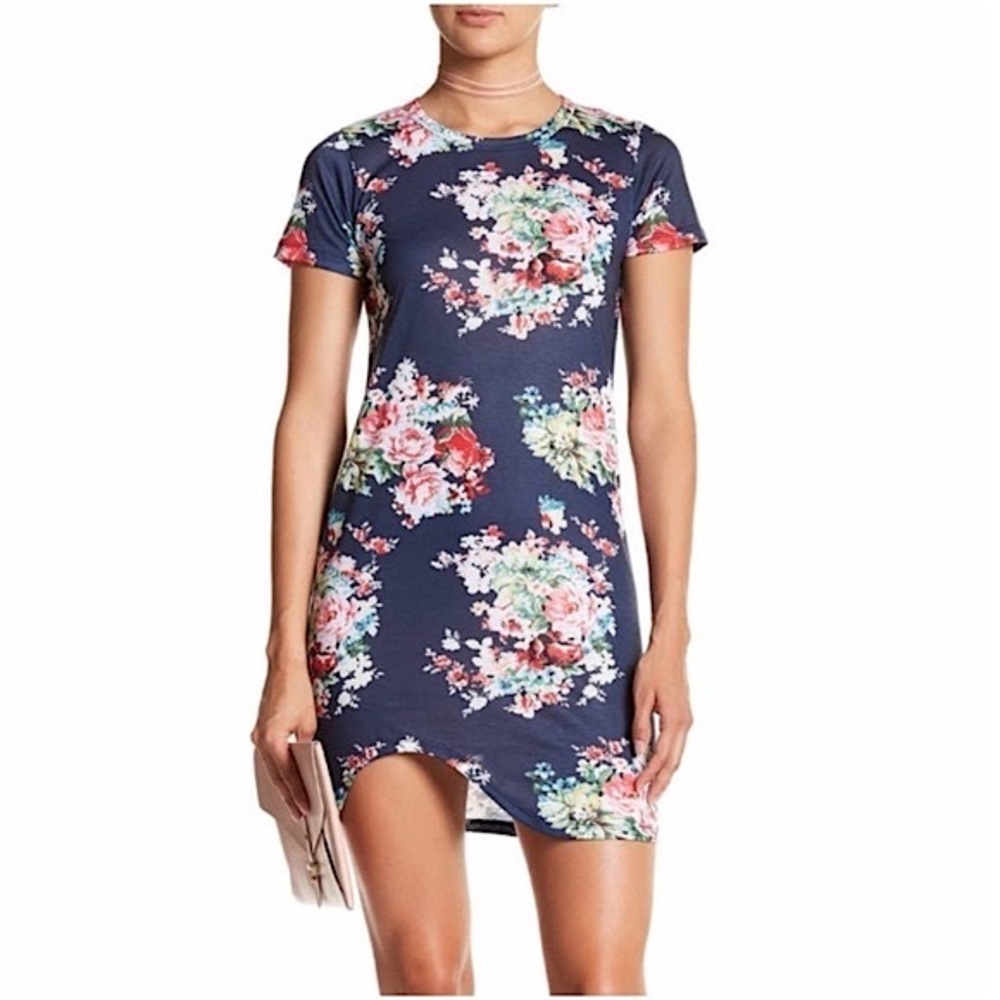 C&C California Floral Minidress XS